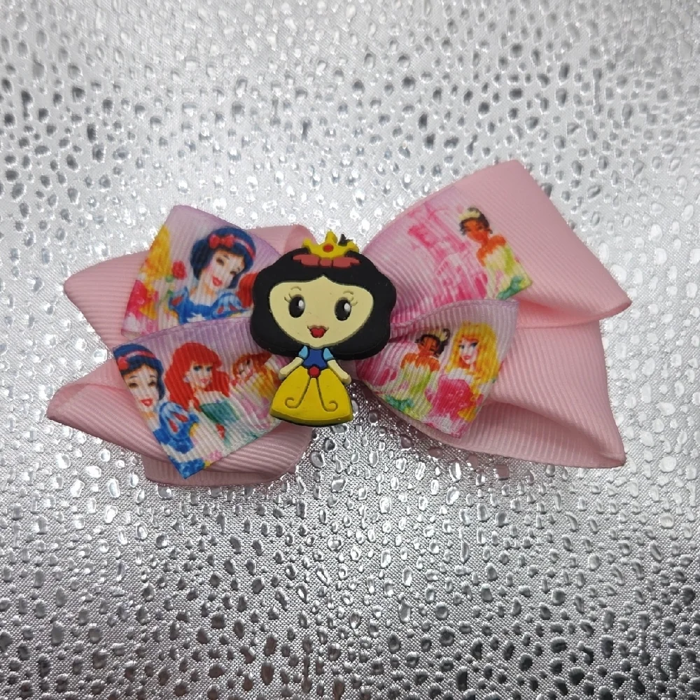 Hair Bow, Pink Princess for Kids